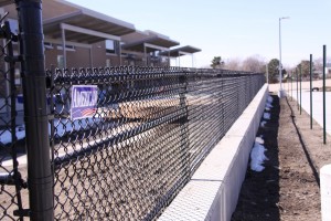 The American Fence Company - Chain Link Fencing, Black Vinyl Chain Link Track Fence
